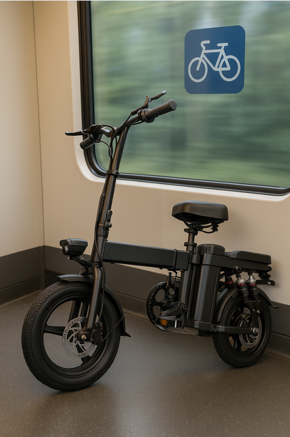 FX14 – Pliable, 500W, Autonomie 80km – Avec 2 Modes de Vitesse : 25 et 45 km/h