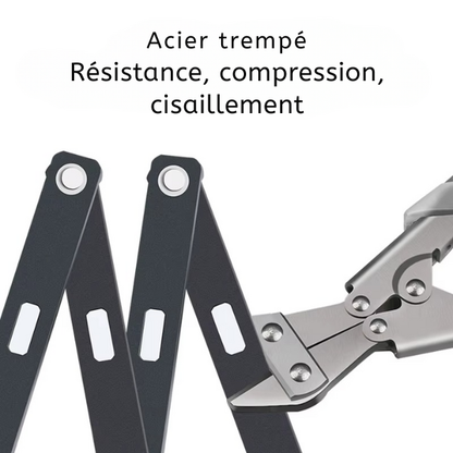 Antivol pliable en acier renforcé